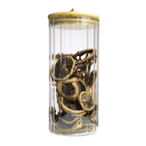 Striped Household Storage Jar