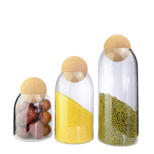 Customizable Kitchen Glass Storage Jar Set