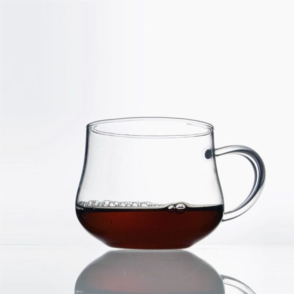High-Quality Coffee/Tea Glass Cup Liquor Glass Mug with Handle - Image 5