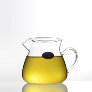 Handblown High Borosilicate Glass Single Wall Cup with Handle