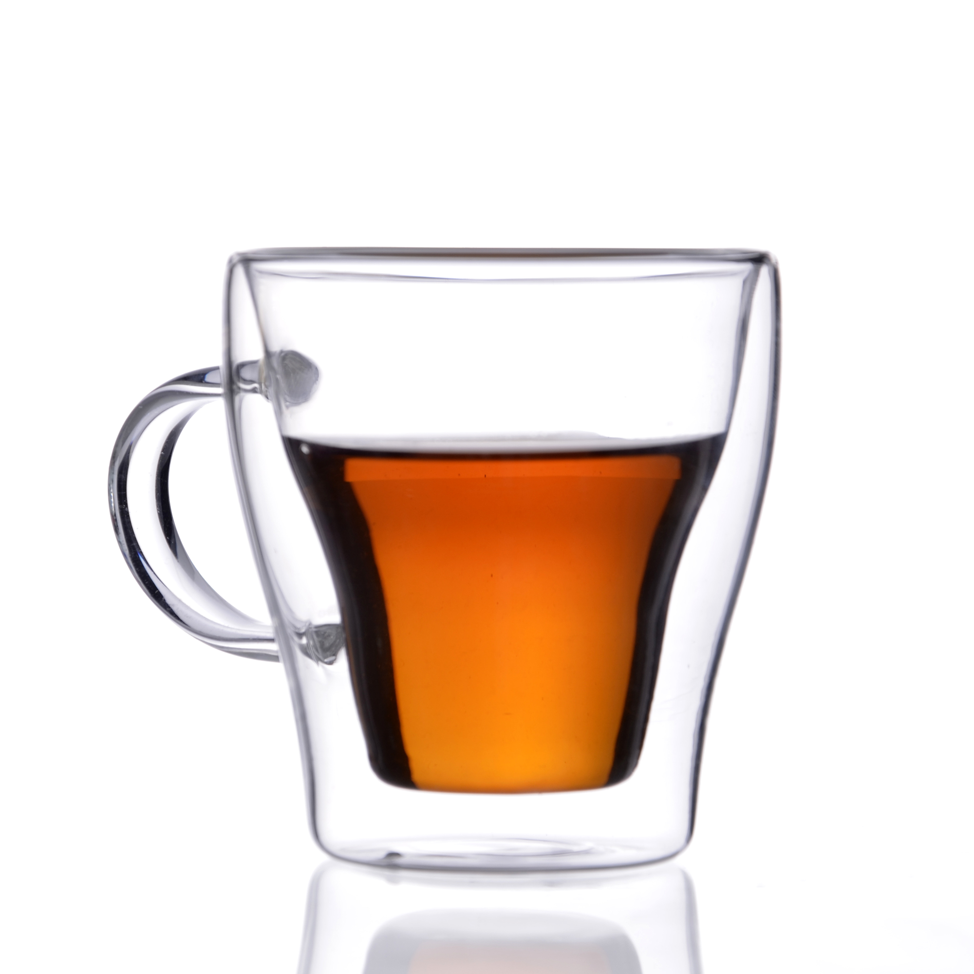 High Borosilicate Transparent Double Wall Mugs Coffee Cup - Image 4