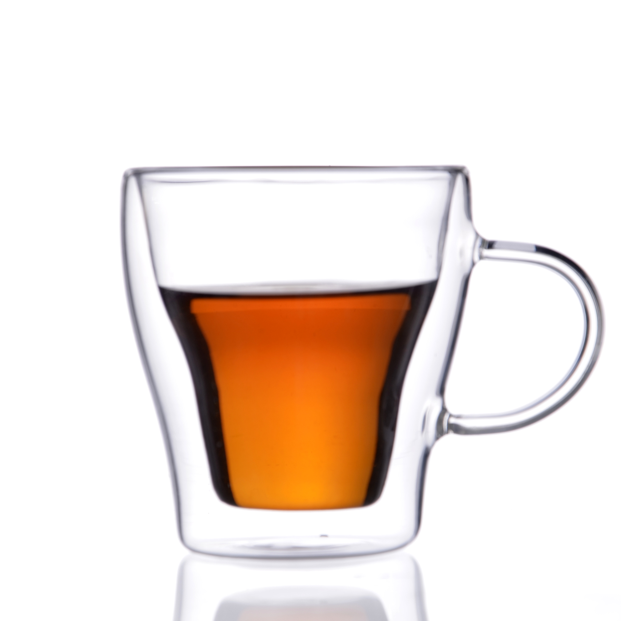 High Borosilicate Transparent Double Wall Mugs Coffee Cup - Image 5
