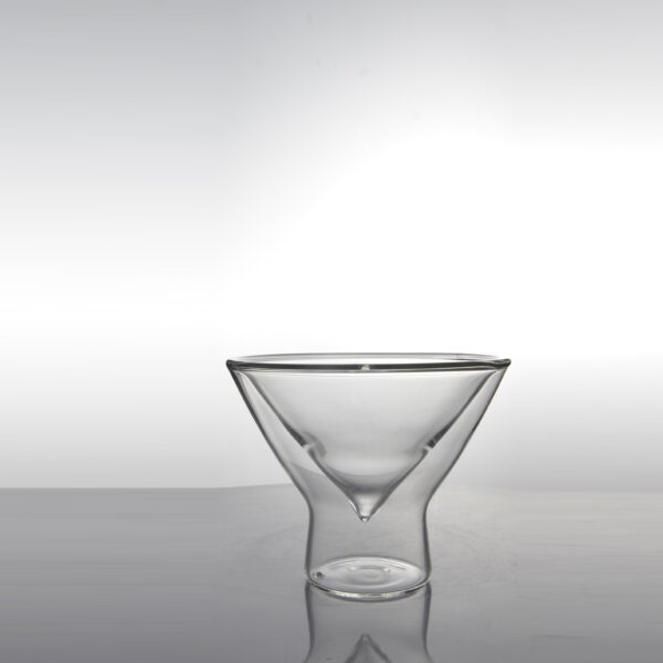 Hot selling double layer glass juice/milk/coffee/ice cream cup - Image 5