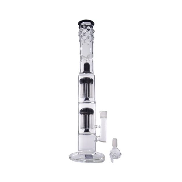 Double Layer Tree Branch Shaped Glass Hookah Filter