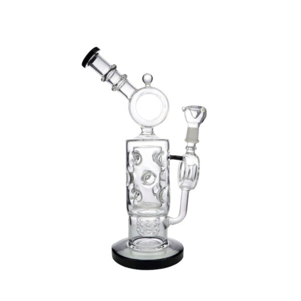 Bhjy Premium Ornate Glass Water Pipe with Smoking Accessories