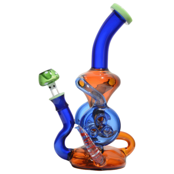 Amber Smoking Pipe Shisha Hookah Glass Water Pipe
