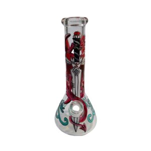 Hand Painted Glass Smoking Water Pipe Smoking Pipe