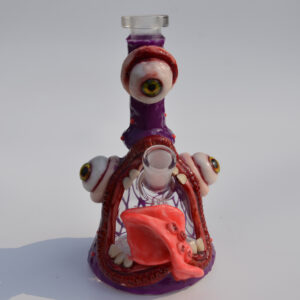 Special Shape Hand-painted Glass Smoking Water Pipe