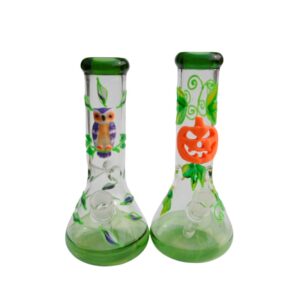 Hand Painted Glass Smoking Water Pipe