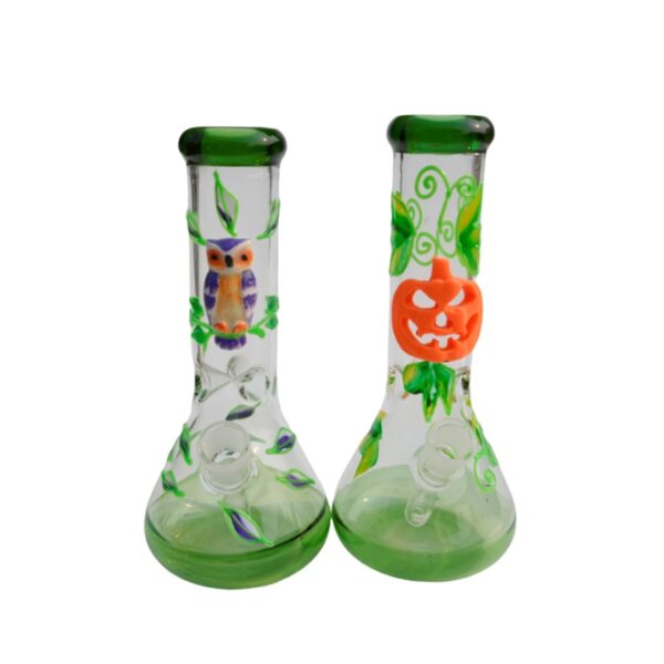 Hand Painted Glass Smoking Water Pipe
