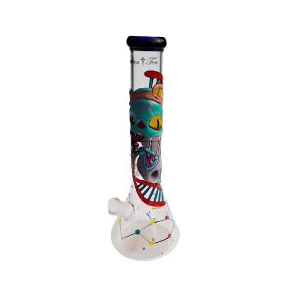 New Arrival Hand Painted Glass Smoking Water Pipe
