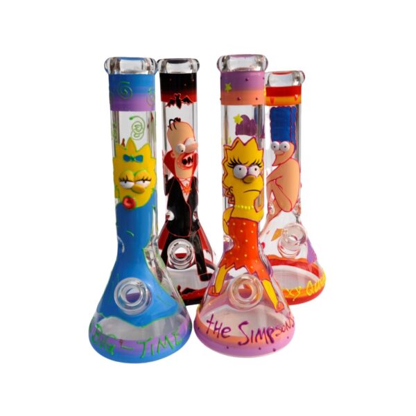 New Arrival Hand Painted Glass Smoking Water Pipe