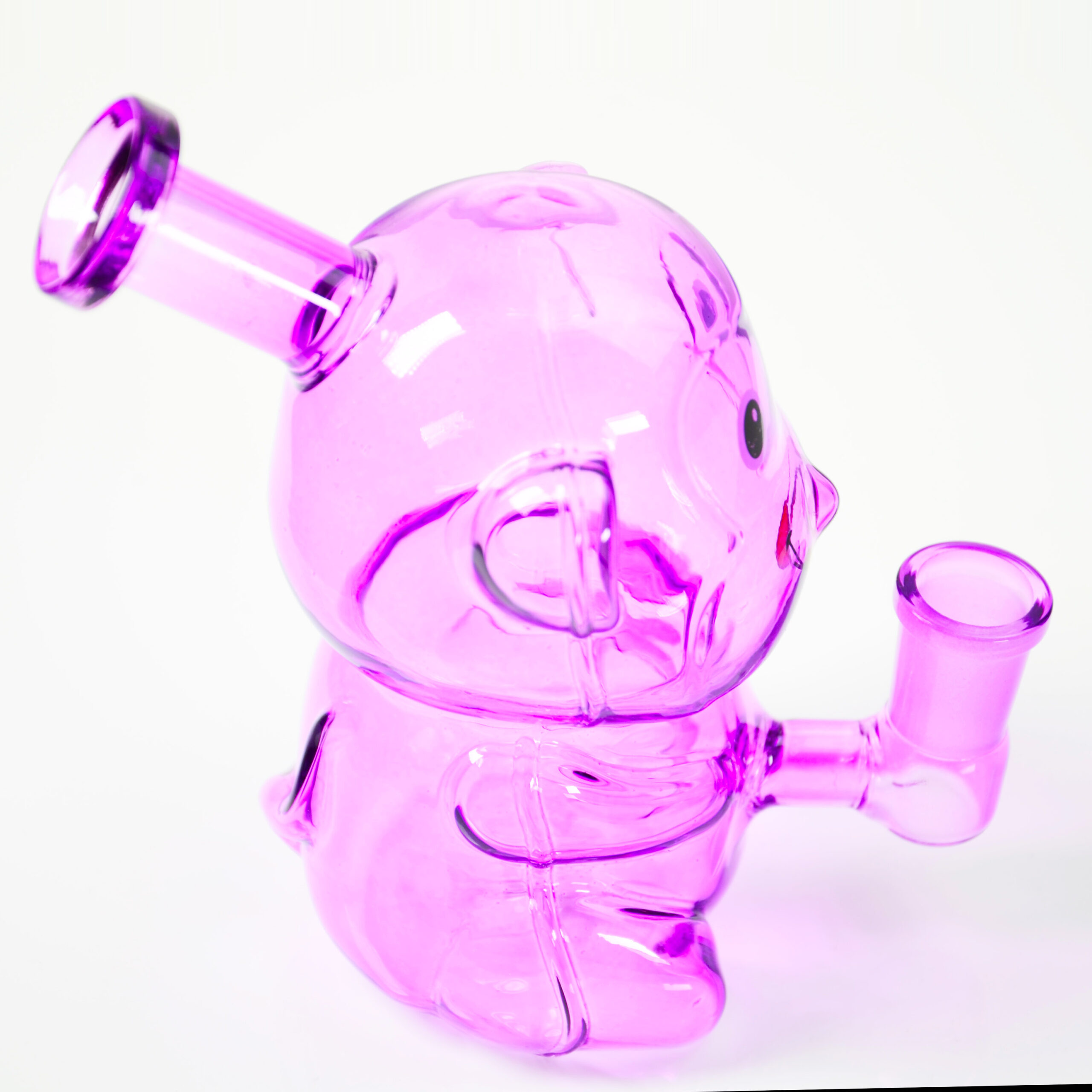 Glass Waterpipe Coffee Mug Monkey Shape Pocket Bubbler with Tobacco - Image 4