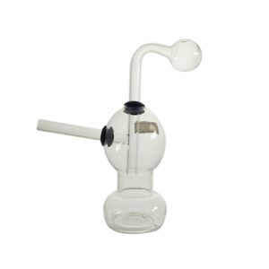 Mini Glass Smoking Pipes Spiral Recycler DAB Oil Bubblers