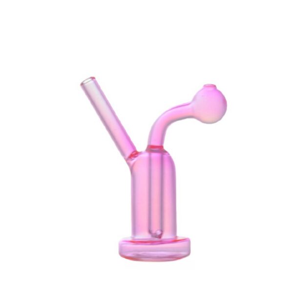 Mini Glass Bottle with Glass Stem Small Glass Hookah Shisha Chicha Bubbler - Image 2