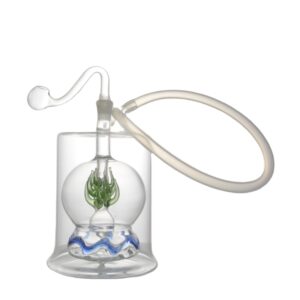 Factory New Arrival Design Glass Oil Burner Smoking Pipe Bubbler