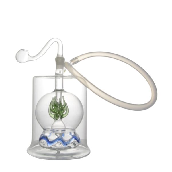 Factory New Arrival Design Glass Oil Burner Smoking Pipe Bubbler