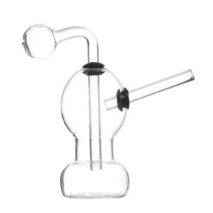 Mini Glass Smoking Pipes Spiral Recycler DAB Oil Bubblers