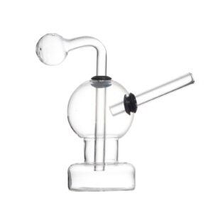 Mini Glass Smoking Pipes Spiral Recycler DAB Oil Bubblers