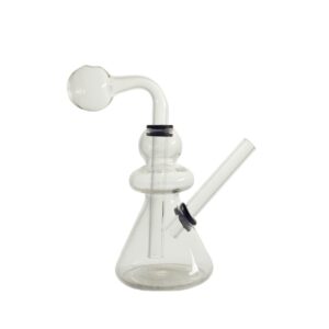 Wholesale Glass Water Pipe China Hookah Pipe Transparent Oil Burner Bubbler