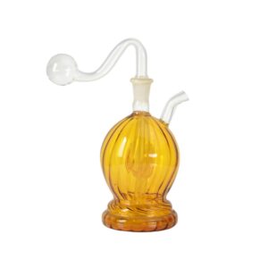 Corrugated Glass Tube Glass Oil Collector Can Be Sprayed in Different Colors