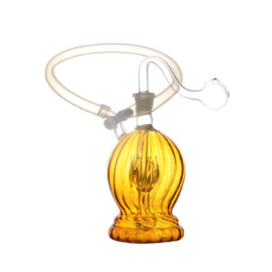 Corrugated Glass Tube Glass Oil Collector Can Be Sprayed in Different Colors