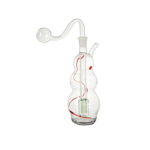 Mini Glass Smoking Pipes Hookahs Spiral Recycler DAB Oil Burners Rigs