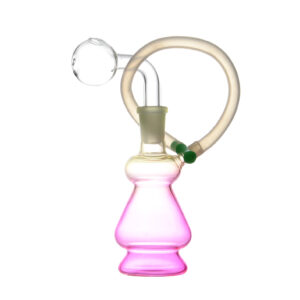 Gradient Color Mini Oil Burner Glass Recycler DAB Oil Bubbler