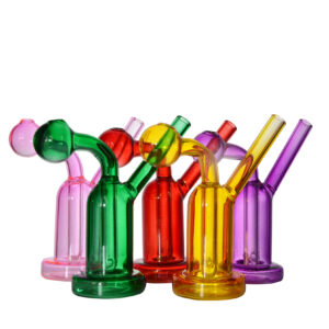 Mini Glass Bottle with Glass Stem Small Glass Hookah Shisha Chicha Bubbler