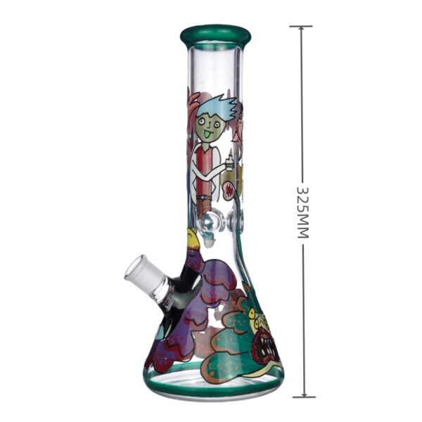 Hot Sale Hand Blown Glass Hookah Pipe Glass Bubbler - Image 2