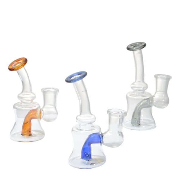 Mini handmade factory hot sale glass hookah pipe