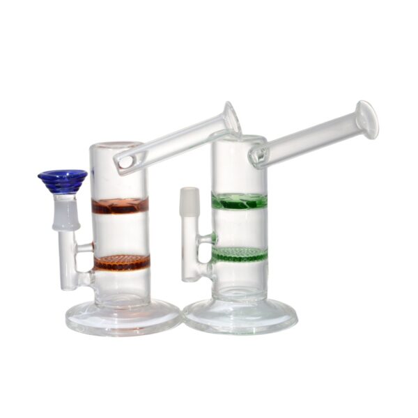 Double mesh filter glass hookah pipe burner - Image 3