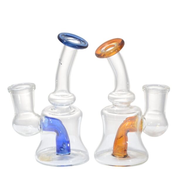 Mini handmade factory hot sale glass hookah pipe - Image 3