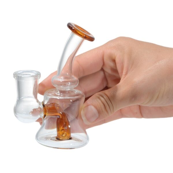 Mini handmade factory hot sale glass hookah pipe - Image 5