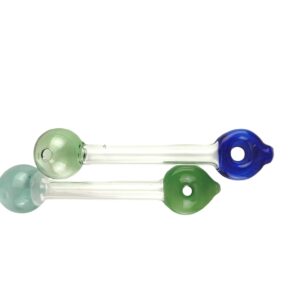 Transparent Pyrex Manmade Glass Oil Burner
