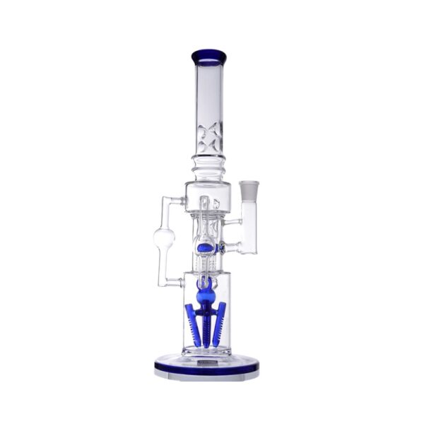 Df1312 Smoking Accessories Spiral Filter Glass Smoking Pipe