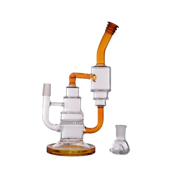 OEM Recycler Thick Glass Oil DAB Rig Smoking Water Pipe