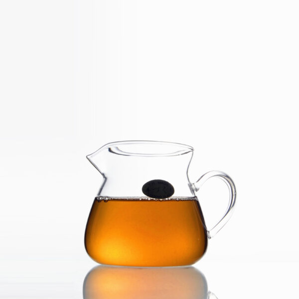 Handblown High Borosilicate Glass Single Wall Cup with Handle - Image 3