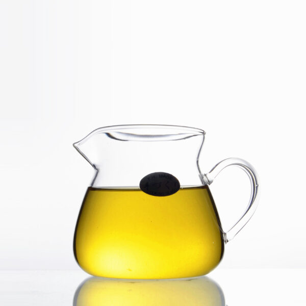 Handblown High Borosilicate Glass Single Wall Cup with Handle - Image 4