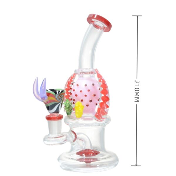 High Quality Hand Blown Glass Smoking Water Pipe Beaker Pipes