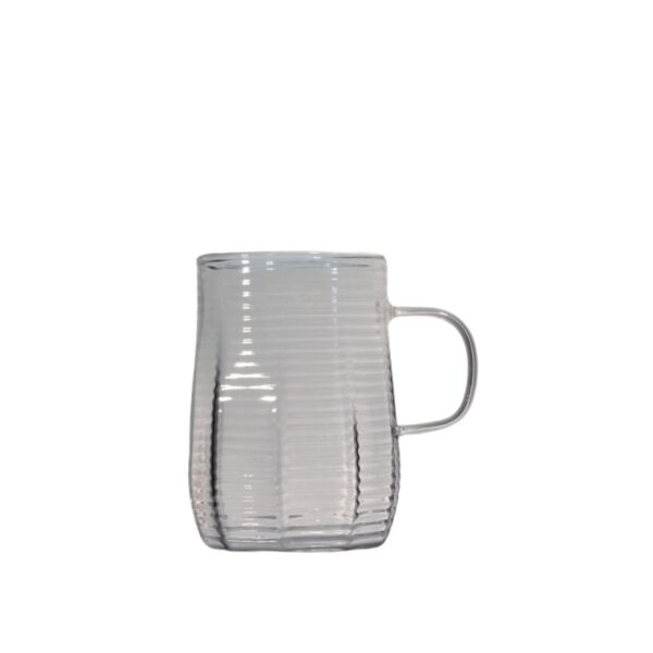High Quality Transparent Borosilicate Glass Coffee Mug Handle Glass Cup - Image 6