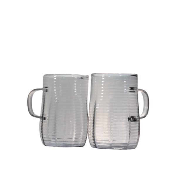 High Quality Transparent Borosilicate Glass Coffee Mug Handle Glass Cup - Image 4
