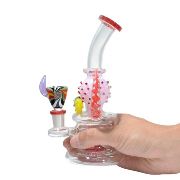 High Quality Hand Blown Glass Smoking Water Pipe Beaker Pipes - Image 3